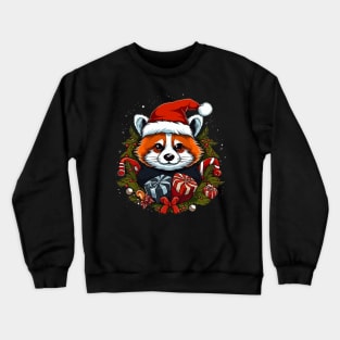 Red Panda Christmas Crewneck Sweatshirt